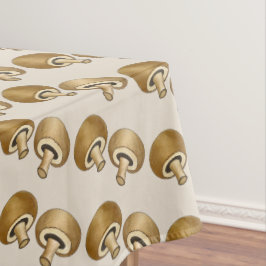 Toalha De Mesa Cogumelos Botão Portabella Fungi Pizza Toppings