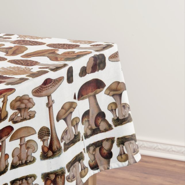 Toalha De Mesa cogumelos hipster botânico francês (Posição Original)