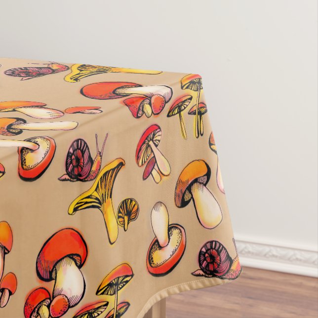 Toalha De Mesa Cogumelos selvagens (Posição Original)