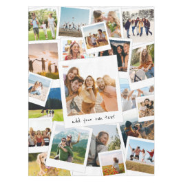 Toalha De Mesa Colagem de Fotos Moderna do Scrapbook 21