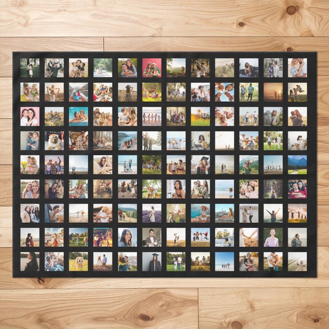 Toalha De Mesa Colagem de Fotos Simples Moderna Personalizada 108 (Criador carregado)