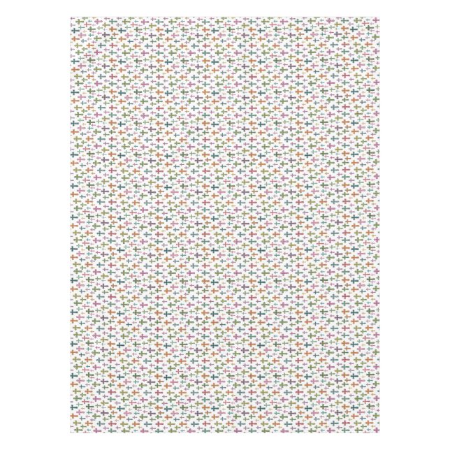 Toalha De Mesa Colorful Easter cross patterned (Frente)