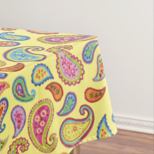 Toalha De Mesa Colorir Partido do Aniversário de criança Paisley