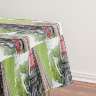 Toalha De Mesa Comboio Antiguo do Motor a Vapor