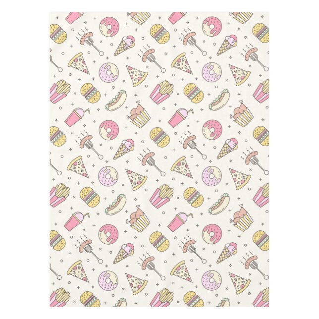 Toalha De Mesa Comida rápida (Frente)