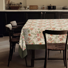 Toalha De Mesa Configuração de Aquecimento Floral e Na moda de Vi