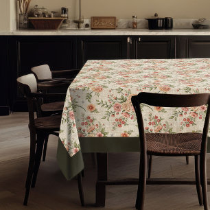 Toalha De Mesa Configuração de Aquecimento Floral e Na moda de Vi