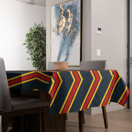 Toalha De Mesa Conselho de Corte de Grelha Vermelha Azul
