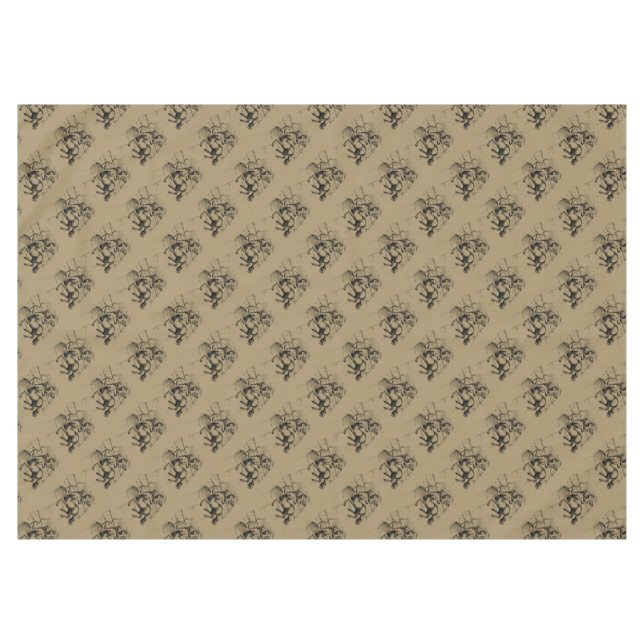 Toalha De Mesa Constelação Sagittarius Hevelius 1690 (Frente (Horizontal))