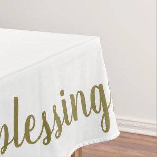 Toalha De Mesa Conte sua decoração da acção de graças do fer