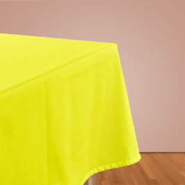 Toalha De Mesa Cor Sólida Neon Amarelo