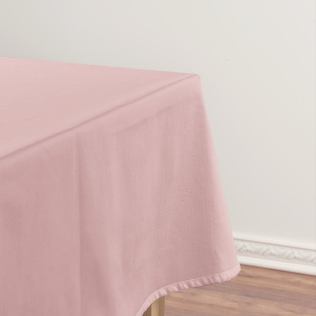 Toalha De Mesa Cor Sólida Simples Rosa Mauve Moderno (Posição Original)