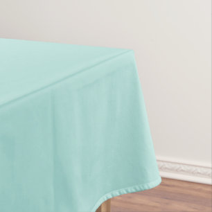 Toalha De Mesa Cor Sólida Turquesa Leve Clássico Elegante