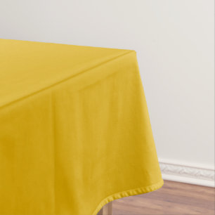Toalha De Mesa Cor Sólido Amarelo da Mostarda