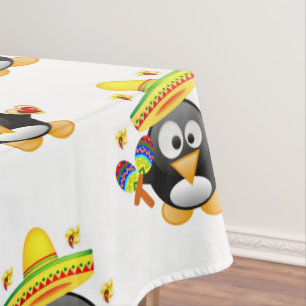 Toalha De Mesa Corações de Pinguim-Dia de os namorados