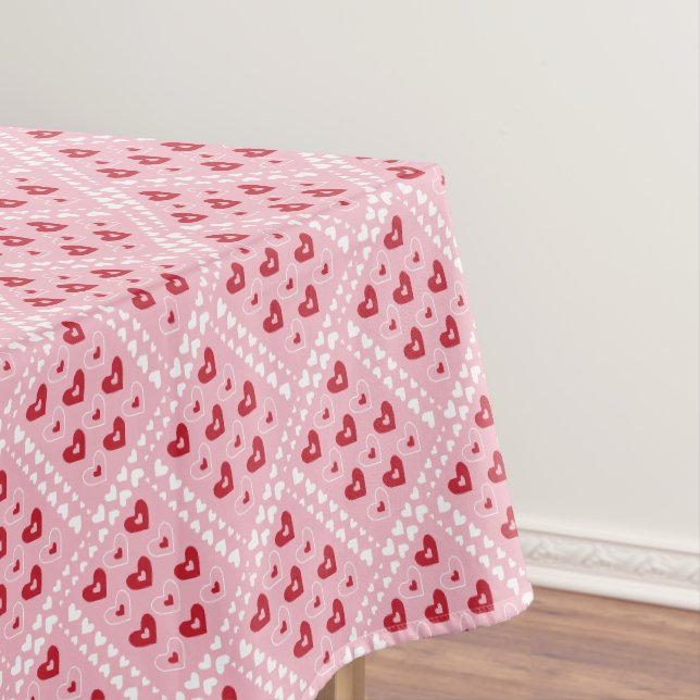 Toalha De Mesa Corações de São Valentim (Posição Original)