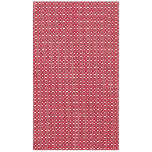 Toalha De Mesa Corações Elegantes em Vermelho e Branco Padrão Dam