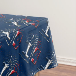 Toalha De Mesa Cores de Bandeira Francesas Número 14, Dia da Bast