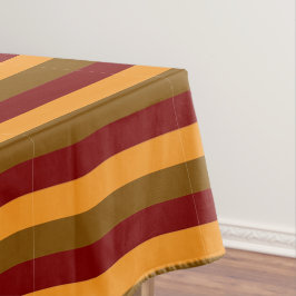 Toalha De Mesa Cores de outono Laranja Maroon Castanho