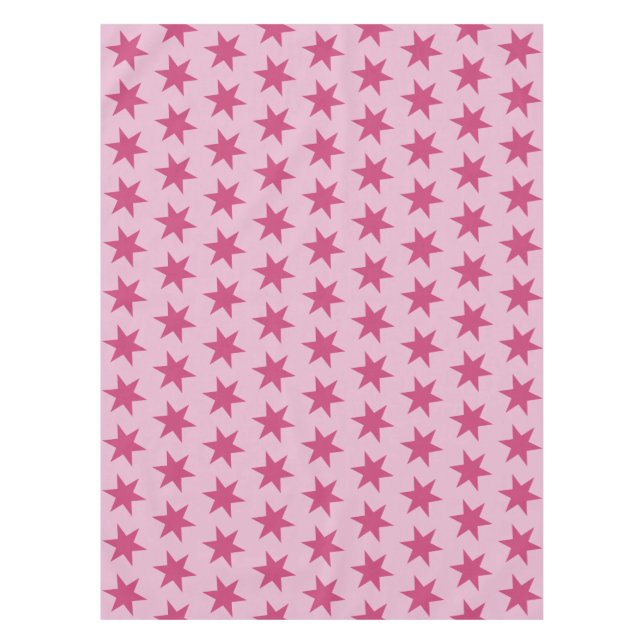 Toalha De Mesa Cores de Tendência de Padrão Estrelado Lilac Maroo (Frente)