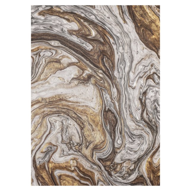 Toalha De Mesa cores marrons líquidas glamour 001 (Frente)