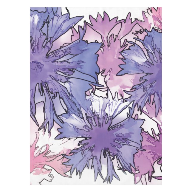 Toalha De Mesa Cornflower Collage (Frente)