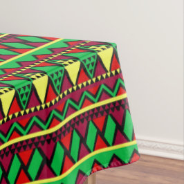 Toalha De Mesa Correspondente ao Kwanzaa Amarelo Vermelho Verde G