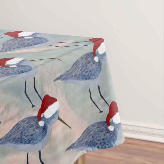Toalha de mesa costeira de Natal dos maçaricos (Posição Original)