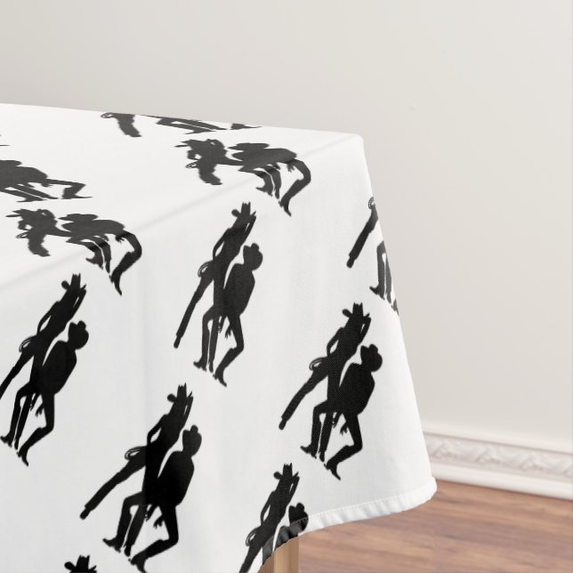 Toalha De Mesa Costumava ser uma dança de linha (Posição Original)