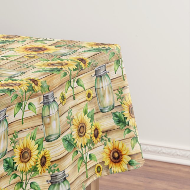 Toalha De Mesa Country Sunflower (Posição Original)