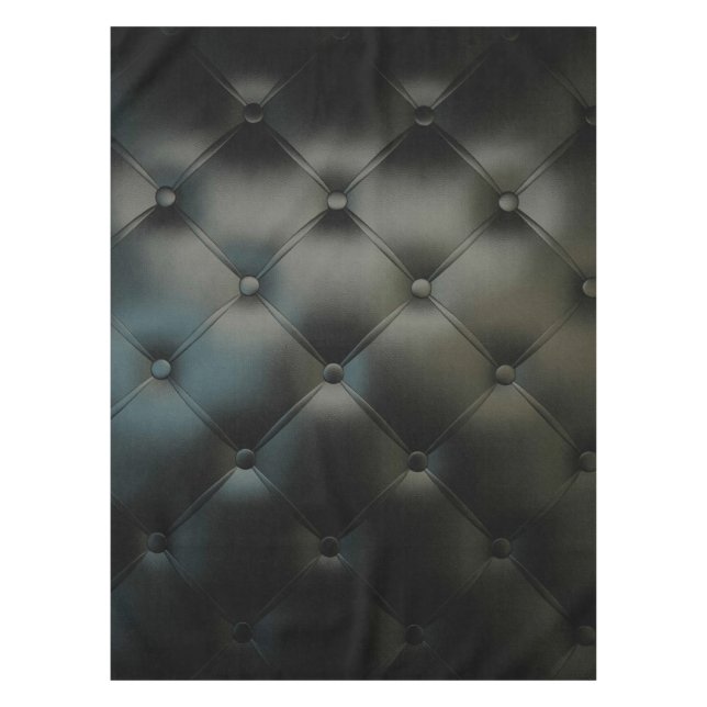 Toalha De Mesa Couro bonito preto romântico (Frente)