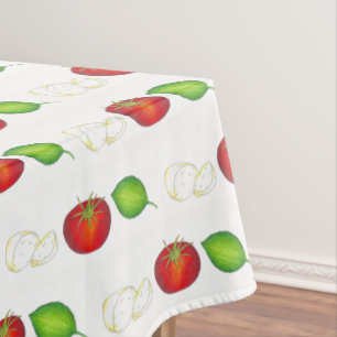 Toalha De Mesa Cozinha italiana Mozzarella Tomato Basil
