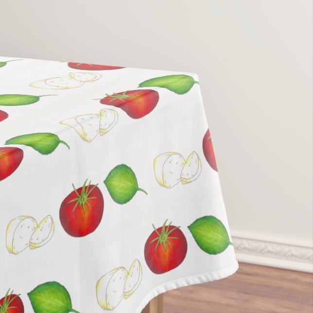 Toalha De Mesa Cozinha italiana Mozzarella Tomato Basil (Posição Original)