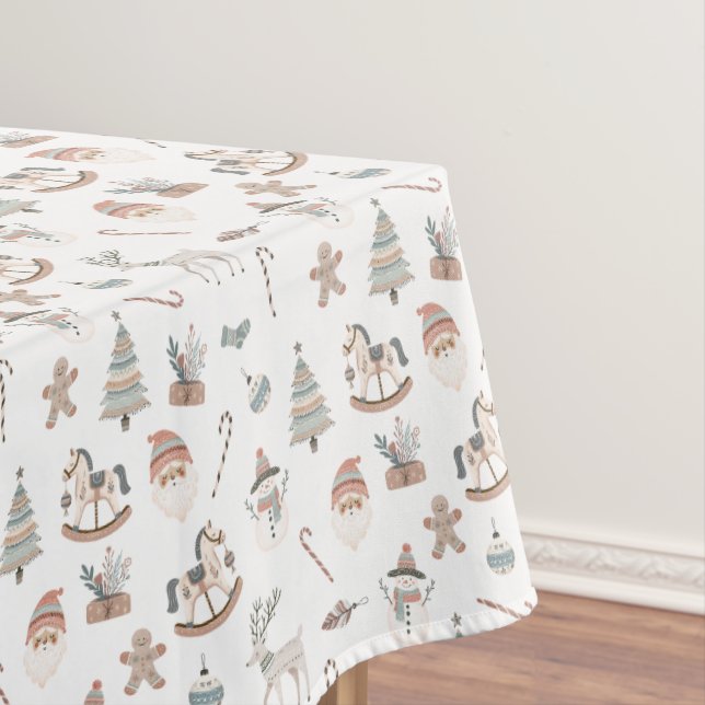 Toalha De Mesa Cozy Boho Christmas (Posição Original)