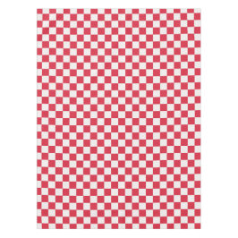 Toalha De Mesa Cranberry fizz checkerboard pattern