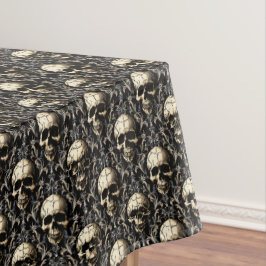 Toalha De Mesa Crânios do Gótico antigo