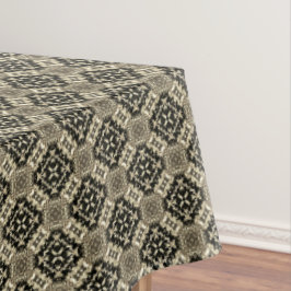 Toalha De Mesa Cream Beveled Diamantes Patterno Tablecloth