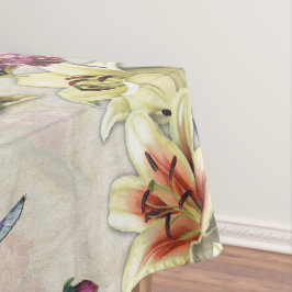 Toalha De Mesa Criação De Aquarelas Florais Da Era Vitoriana