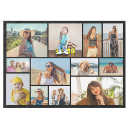 Toalha De Mesa Crie A Sua Própria Tablete De Colagem Fotográfica