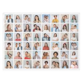 Toalha De Mesa Crie Sua Própria Colagem de 48 Fotos