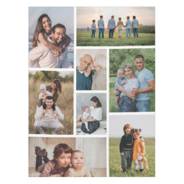 Toalha De Mesa Crie sua própria colagem de 8 fotos