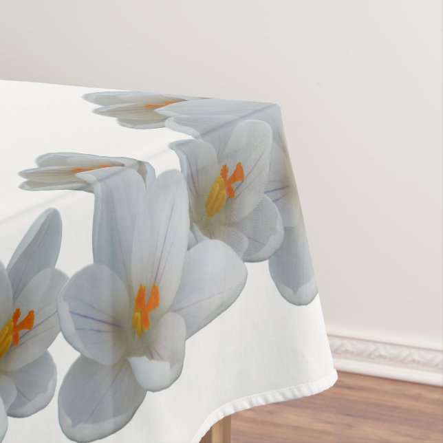 Toalha De Mesa Crocus Tablecloth Páscoas Flores Crocus Tablecloth (Posição Original)