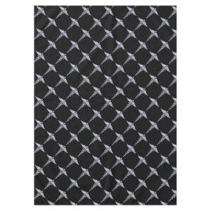 Toalha De Mesa Cromo Como Caduceus - Símbolo Médico Black Decor