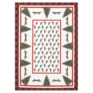 Toalha De Mesa Cunningham Scottish xadrez tartan Christmas Tablec