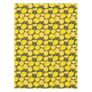 Toalha De Mesa Curta Diversão Moderna de Lemon Yellow