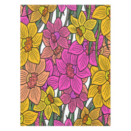 Toalha De Mesa Daffodils Coloridos Flores Design
