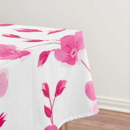 Toalha De Mesa Daisy Floral Tablecloth, cor-de-rosa elegante