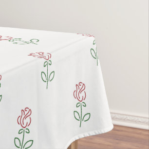 Toalha De Mesa Daisy Pattern, Floral Pattern, White Daisies