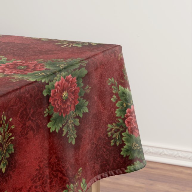 Toalha De Mesa Damascado Festivo (Posição Original)