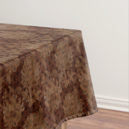 Toalha De Mesa Damasco de outono escuro